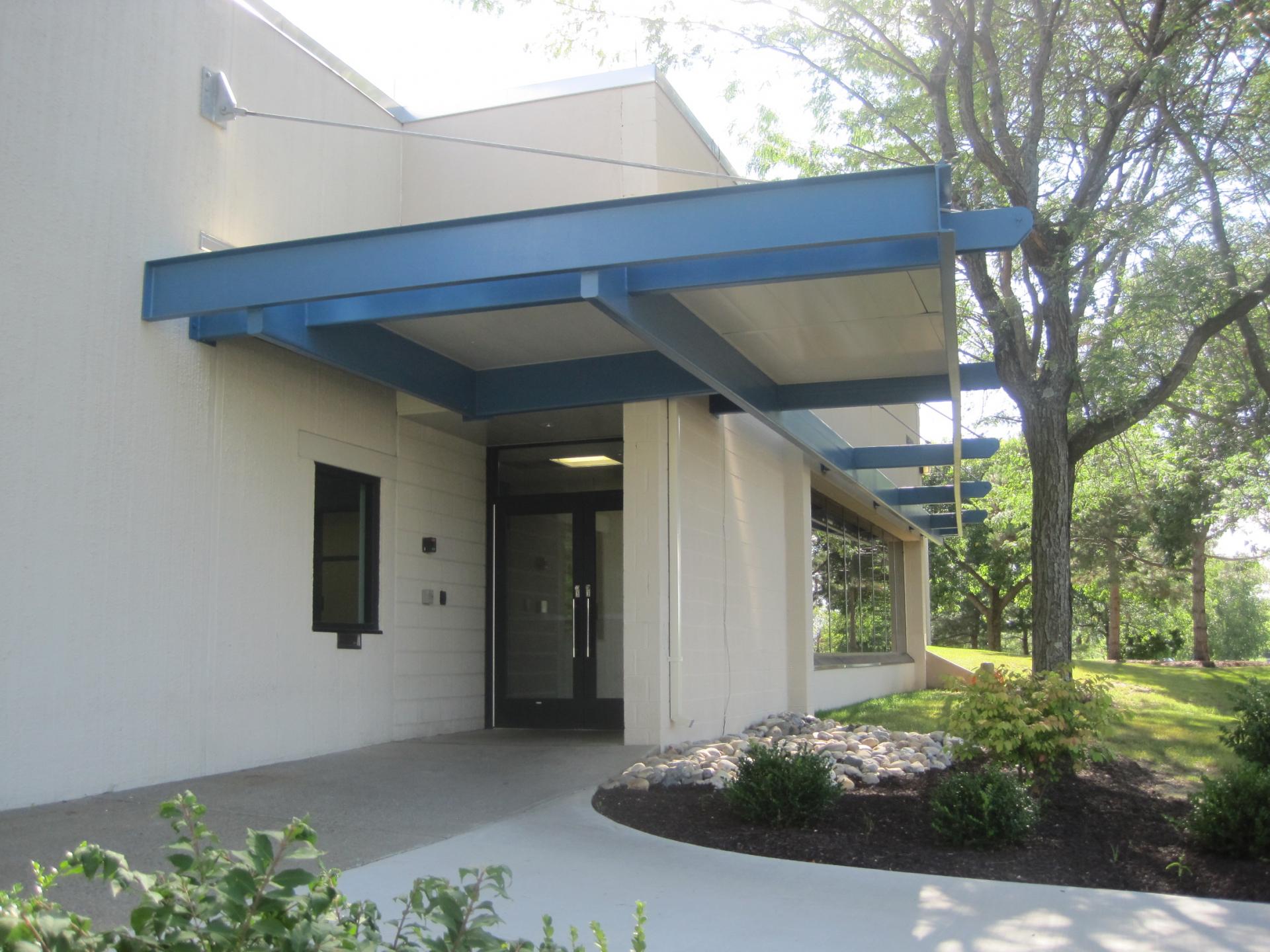 Improvements to the facility included reconfiguration of the entry to the structure as well as infrastructure upgrades.