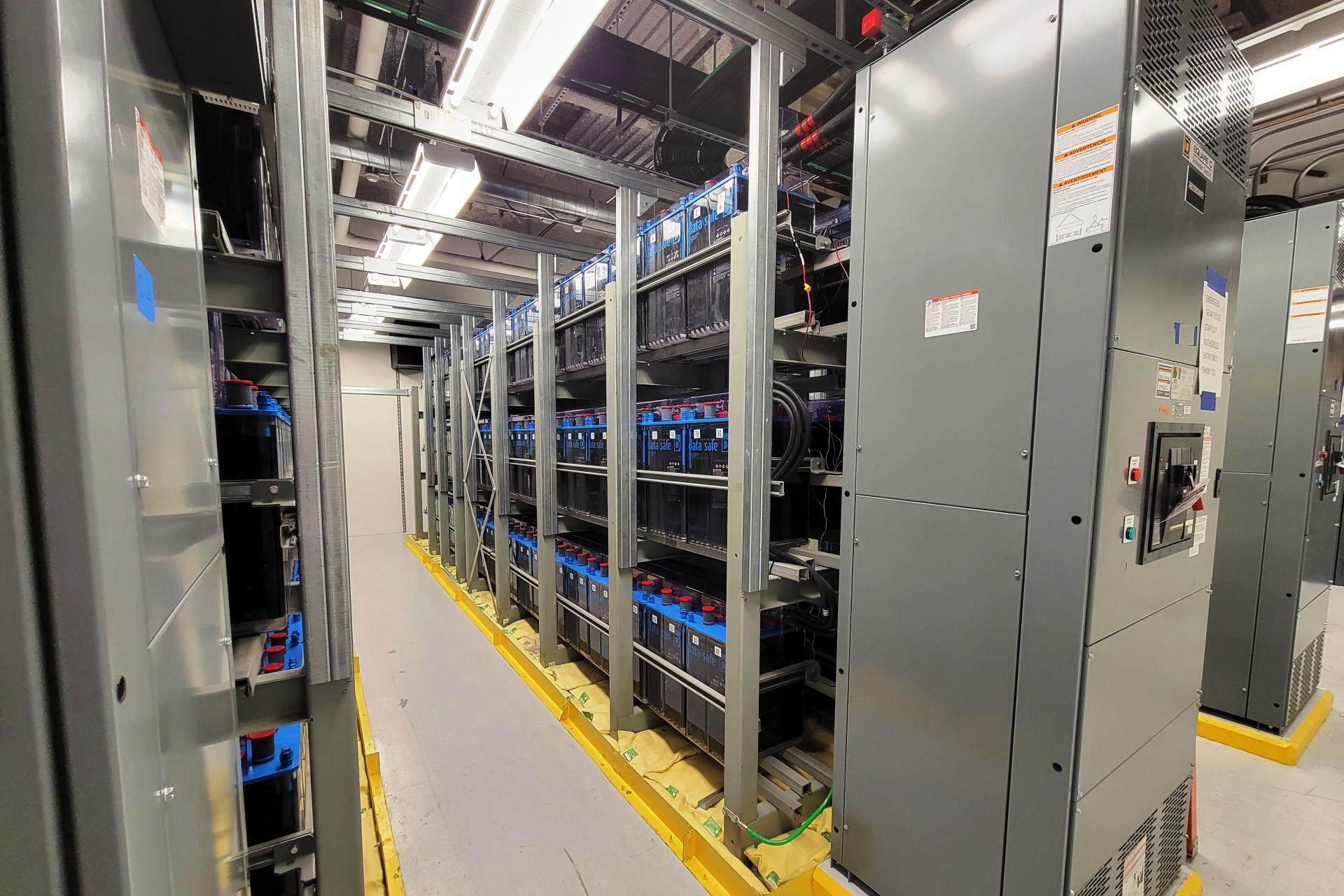 New wet cell batteries and refreshed cabling and monitoring system 