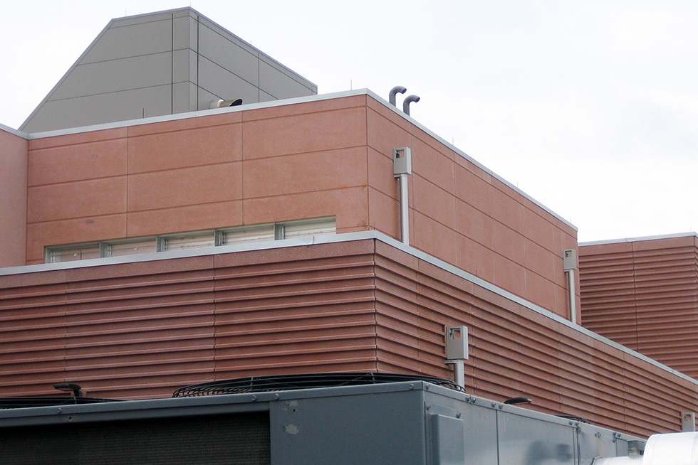 The exterior is hardened pre-cast construction, is designed to Dade County resiliency stanadards