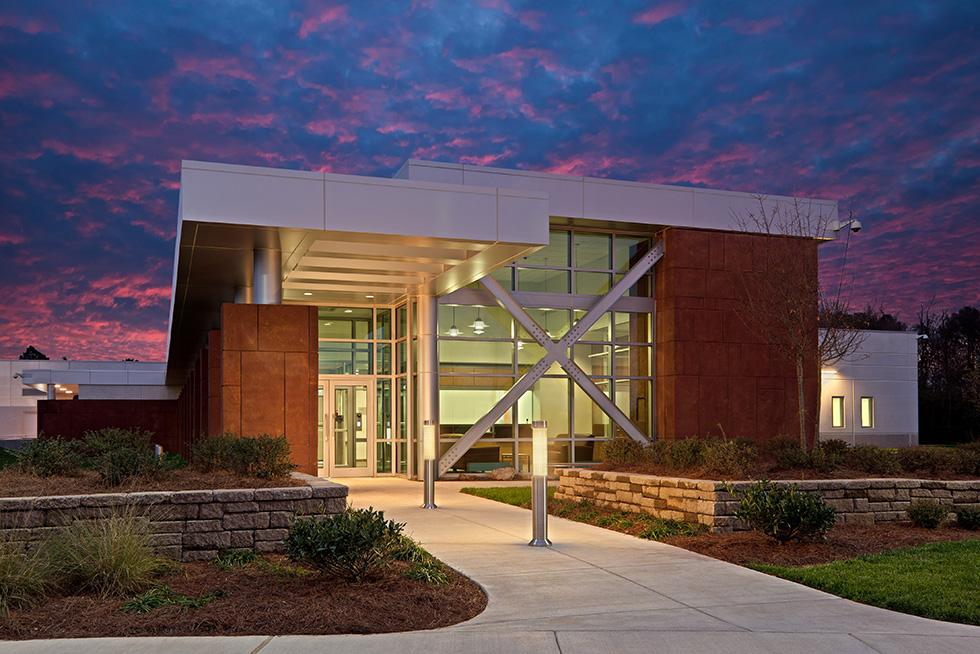 Entrance to the secure facility is via a remote annexed pavilion which further enhances the safety and security of the facility